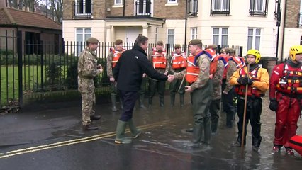 David Cameron visits flood hit communities