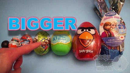 Surprise Eggs Learn Sizes from Smallest to Biggest! Opening Eggs with Toys, Candy and Fun!