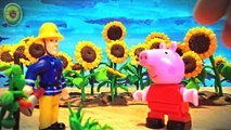 Fireman Sam Episode, Peppa Pig English Playset Toy Review Little Sunflowers Feuerwehrmann Sam