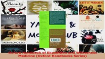 PDF Download  Oxford Handbook of Expedition and Wilderness Medicine Oxford Handbooks Series PDF Online