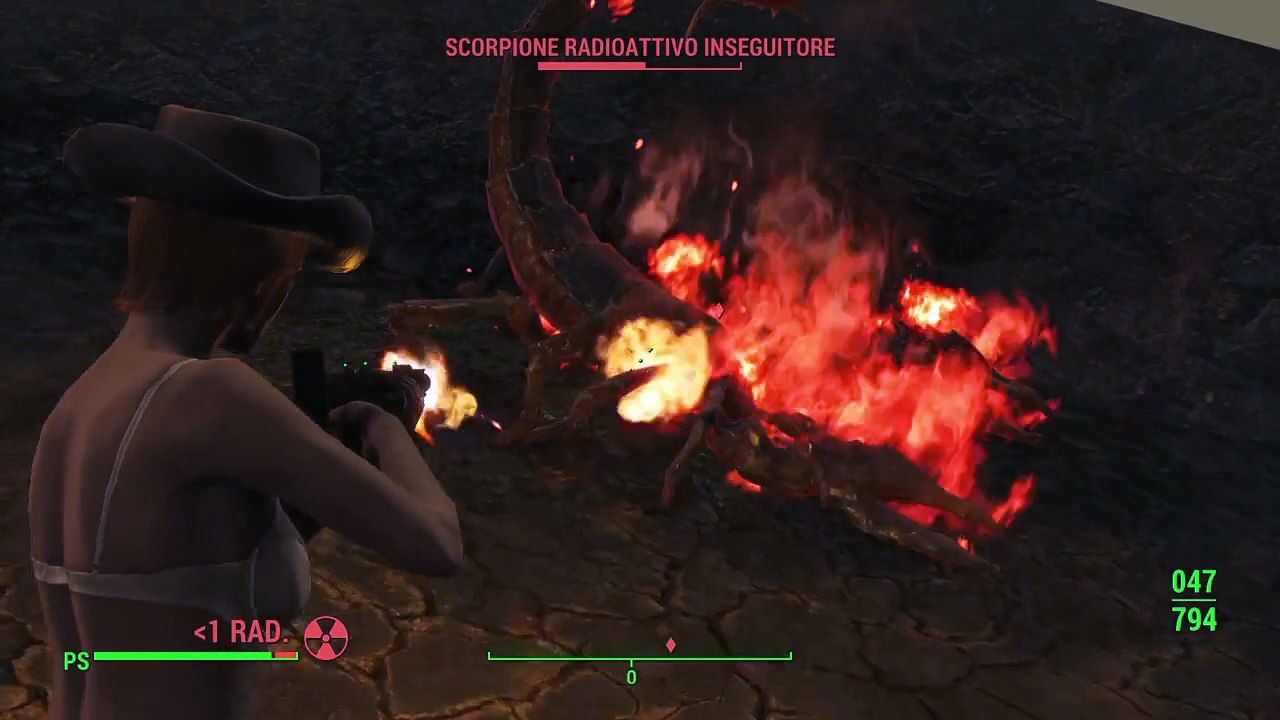 Fallout 4 - Scorpione Radioattivo Teschio Mortale Leggendario
