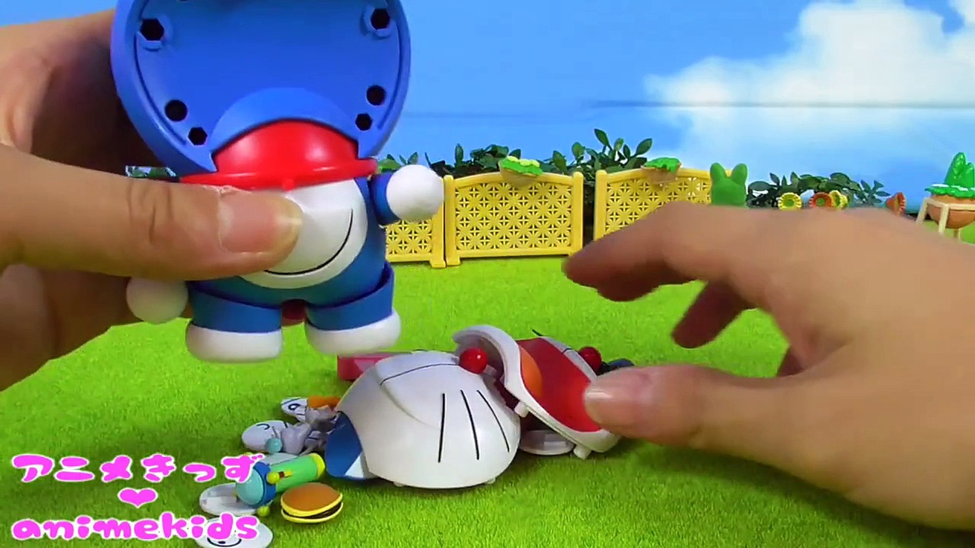 ドラえもん おもちゃ アニメ いろんな顔のドラえもん 七変化 Anmkids アニメきっず Anmtn Doraemon Toy Video Video Dailymotion
