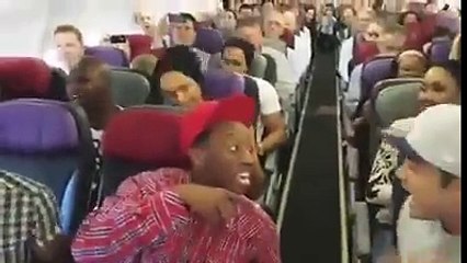 Petite improvisation musicale dans un avion