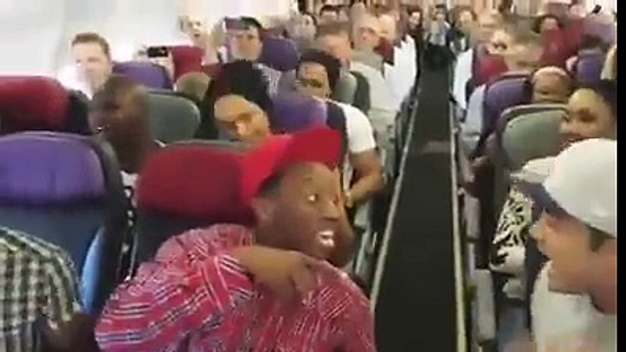 Petite improvisation musicale dans un avion