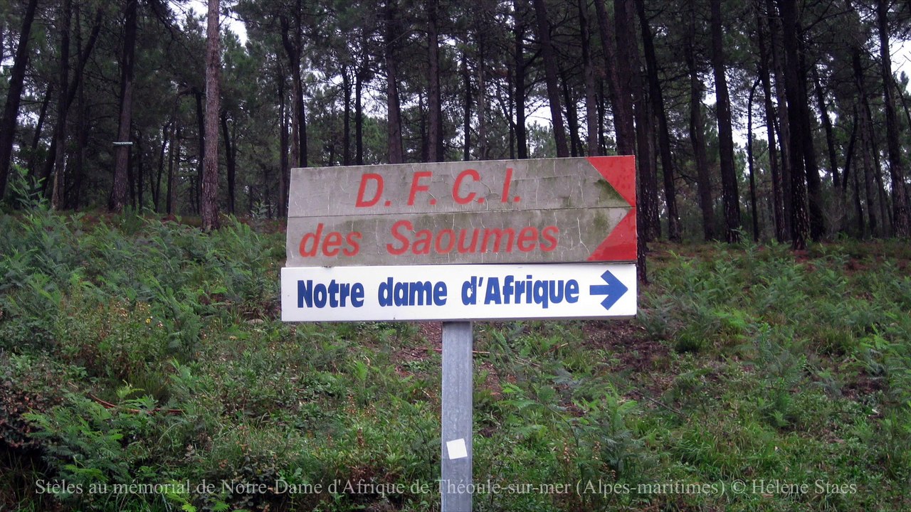 Au mémorial de Notre-Dame d'Afrique de Théoule-sur-mer