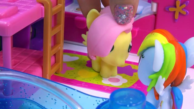 MLP Fashems Rainbow Dash Fluttershy Shopkins ROAD TRIP RV Camper My Little Pony Video Ser