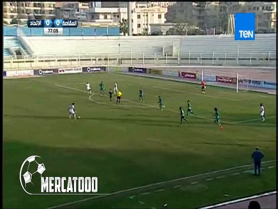 اهداف مباراة ( مصر المقاصة 1-1 الاتحاد السكندري ) الدوري المصري الممتاز 2015/2016