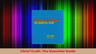 PDF Download  ChrisCraft The Essential Guide PDF Full Ebook