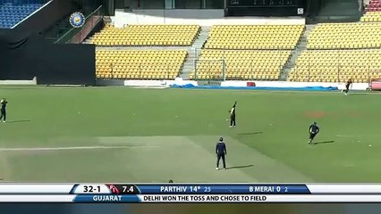 Parthiv Patel's maiden List A century on his 159th Match (Vijay Hazare Trophy 2015)