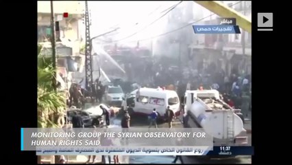 Download Video: Bombs in Syria's Homs kill 32, wound 90: monitoring group