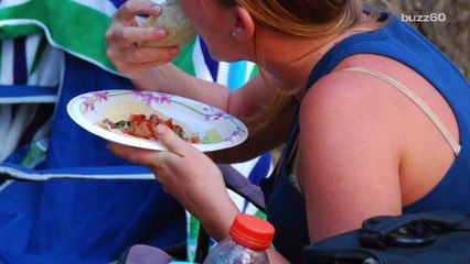 Junk food is less appealing when you see your reflection eating it