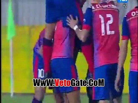 احمد جعفر يتقدم بالهدف الاول بتروجيت فى الزمالك