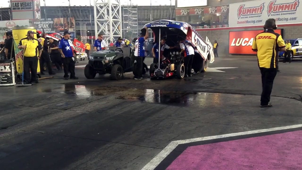 Jim Dunn Racing 'One Bad Texan' Funny Car at the 2015 NHRA Vegas Nats
