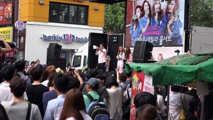 마마무(MAMAMOO)[직캠]게릴라 콘서트 섹시한 포즈@Rock Music