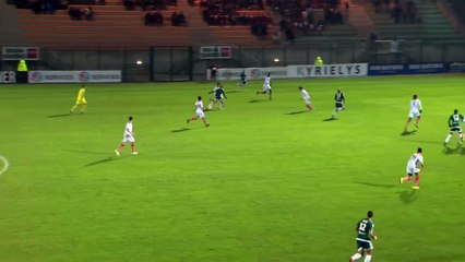 Le but de A-F Plumain face à Ajaccio (15ème journée Red Star 1-1 Ajaccio)