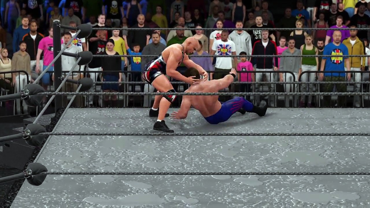 WWE 2K16 kurt angle v chris benoit