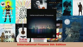 PDF Download  International Finance 5th Edition Download Full Ebook