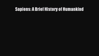 Sapiens: A Brief History of Humankind [Download] Online