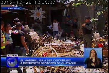 Decomisan gran cantidad de material explosivo en una casa
