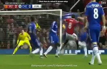Juan Mata Fantastic Chance Man Utd 0-0 Chelsea Premier League