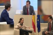 Rajoy se reúne con Iglesias y Rivera