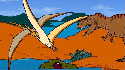 Le Tyrannosaure Le Dictionnaire sur les dinosaures Dessin ANM éducatif vidéo