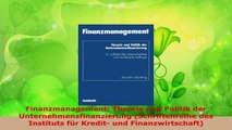 Lesen  Finanzmanagement Theorie und Politik der Unternehmensfinanzierung Schriftenreihe des PDF Online