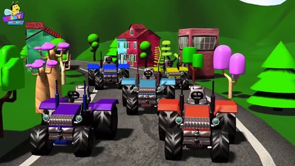 Tractor Finger family Songs 3D | Finger Family Songs For Children | 3D Animation Nursery R