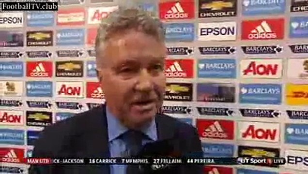 Manchester United vs Chelsea - Guus Hiddink pre-match interview