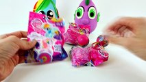 3 Squishy Pop Giant My Little Pony Play Doh Ball Surprise Eggs MLP Cutie Mark Magic Toys D