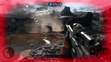 STAR WARS Battlefront First match epic win