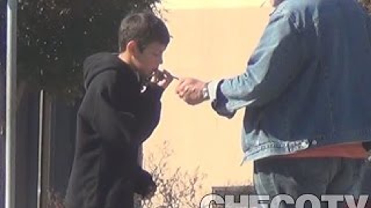 12 Year Old Smoking - Shocking Social Experiment