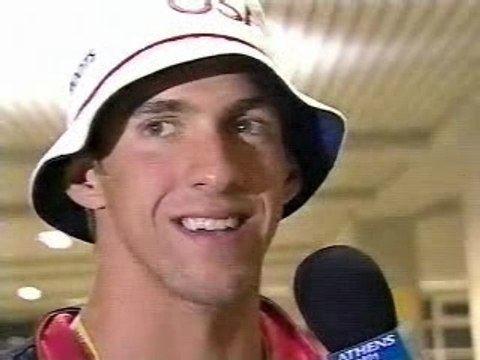 Phelps - Athens 2004 Closing Ceremony