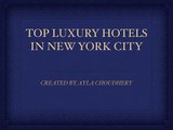 Top 5 Luxury Hotels in New York City
