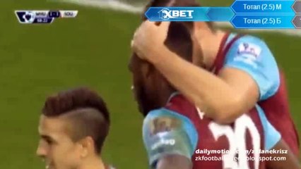 West Ham United 2-1 Southampton All Goals & Highlights 28.12.2015 HD