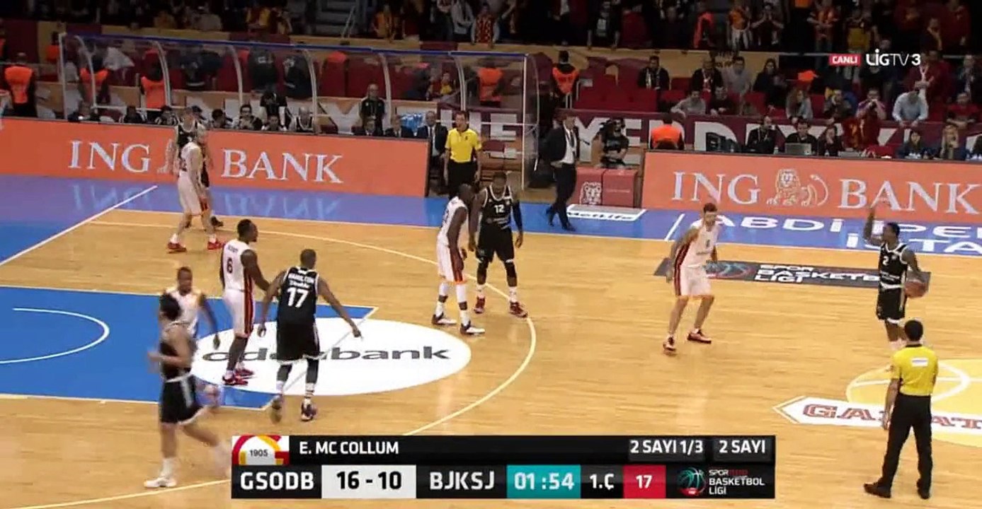 BSL 13. Hafta | Galatasaray Odeabank-Beşiktaş Sompo Japan Sigorta İlk Yarı