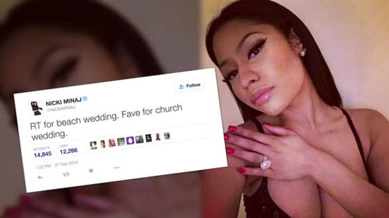 Nicki Minaj Posts Vague Wedding Tweet Causing Rumor Frenzy