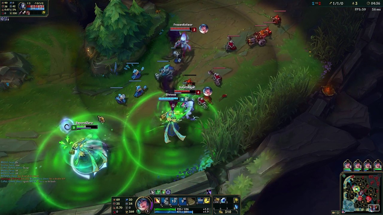Playing League of Legends (1)