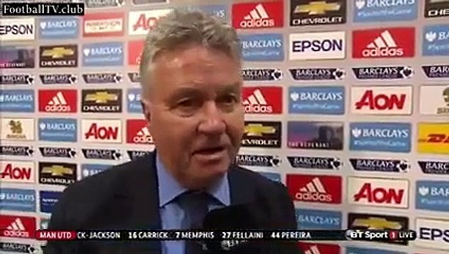 Manchester United vs Chelsea - Guus Hiddink post-match interview (Highlights)