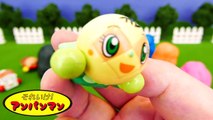 アンパンマンおもちゃアニメ ねんどでサプライズエッグ PPCandy Channel Anpanman Toy Anime Surprise Eggs