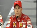 Kimi's Press Conference - Australia GP 2007