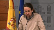 Iglesias ve posible una coalición PP, PSOE y C's