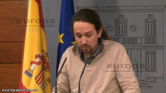 Iglesias ve posible una coalición PP, PSOE y C's