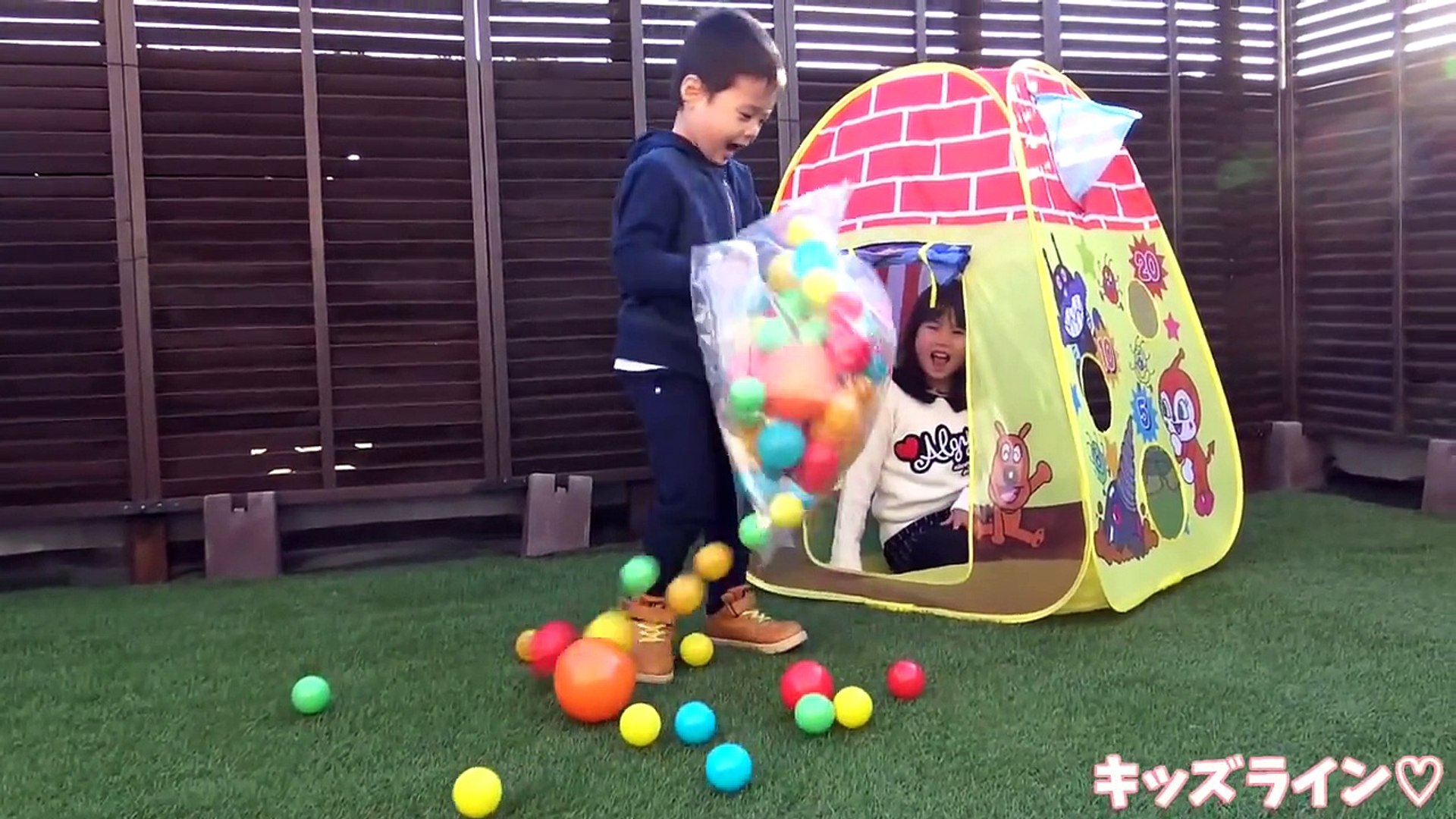 アンパンマン おりたたみボールテント おうち おもちゃ テントハウス Anpanman House Giant Ball Pits Toy Video Video Dailymotion