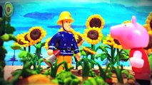 Fireman Sam Episode, Peppa Pig English Playset Toy Review Little Sunflowers Feuerwehrmann Sam