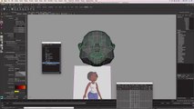 Tutoriel  Modélisation et Animation d'un Personnage Féminin sous Maya - Partie 04 - Modélisation de la  tête - suite