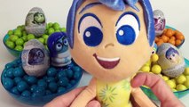 Inside Out Joy Gumball Bathtime Inside Out Surprise Eggs Toys Joy Disgust Fear Sadness & Anger