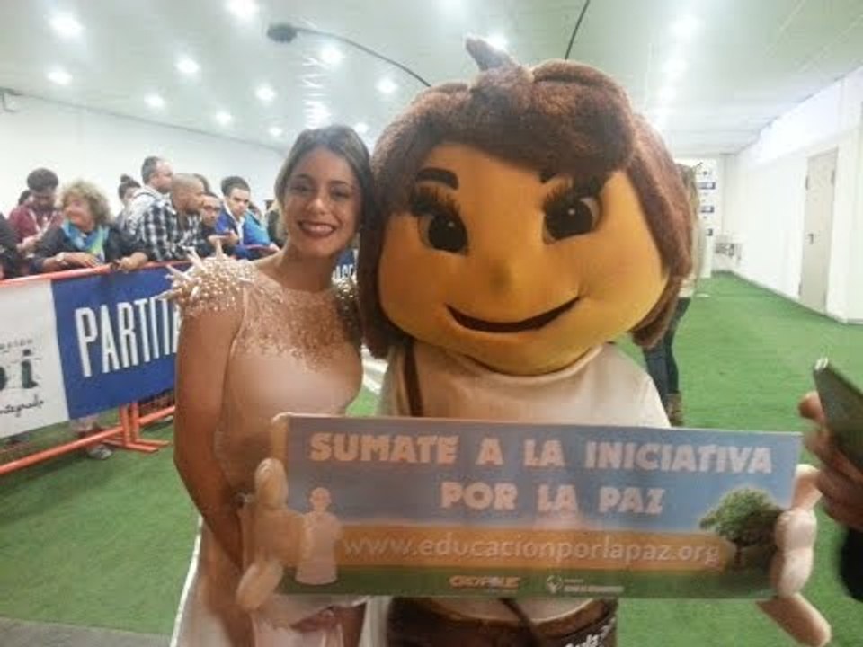 ¡CeCé de Los Creadores by Aula365 en el Partido por la Paz!