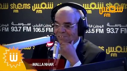 عند إعلامه بأن زوجة ابنه حامل: مختار التليلي يزغرد في المباشر