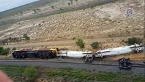Train carrying sulphuric acid derails in Australia